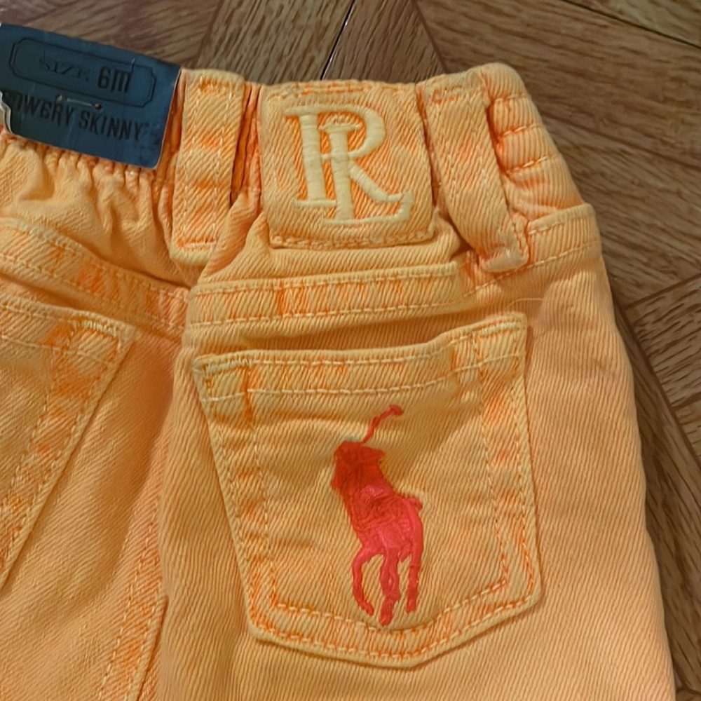 Baby Girls Ralph Lauren jeans. Size 6months